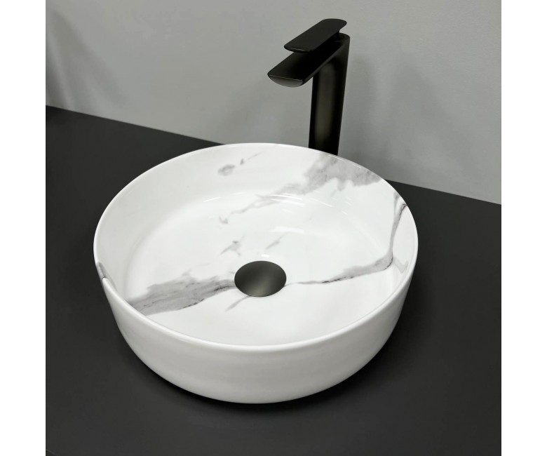 Умывальник (раковина) VBI PRATO MARBLE NATURE GLOSSY накладной VBI  011404 011404