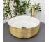 Умывальник (раковина) VBI PRATO BRUSH GOLD WHITE накладной VBI  011408 011408