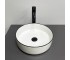 Умывальник (раковина) VBI PRATO WHITE BLACK EDGE накладной  011414:Фото 2