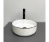 Умывальник (раковина) VBI PRATO WHITE BLACK EDGE накладной  011414:Фото 3