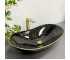 Умывальник (раковина) VBI TURIN MARBLE BLACK GLOSSY накладной  011505:Фото 2