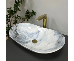 Умывальник (раковина) VBI TURIN GRANIT GLOSSY накладной VBI  011507