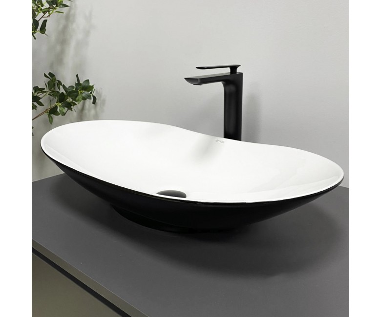 Умывальник (раковина) VBI TURIN BLACK WHITE накладной VBI  011513 011513