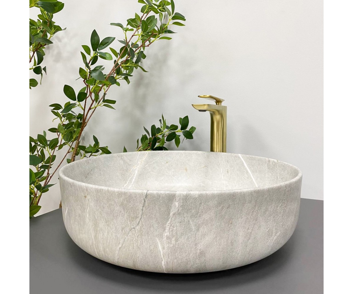 Умывальник (раковина) VBI BARI GREY STONE MATT накладной  011603:Фото 3