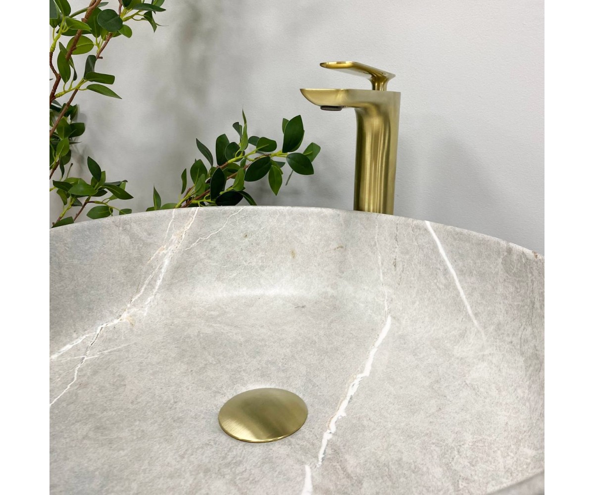 Умывальник (раковина) VBI BARI GREY STONE MATT накладной  011603:Фото 4