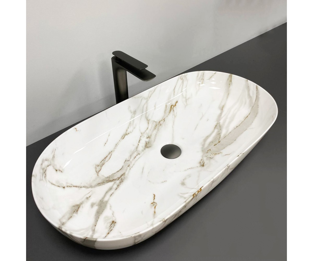 Умывальник (раковина) VBI ANDRIA M AIAX GLOSSY накладной VBI  011702 011702