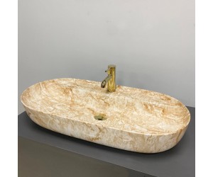 Умывальник (раковина) VBI TERNI M TRAVERTINE накладной VBI  011804