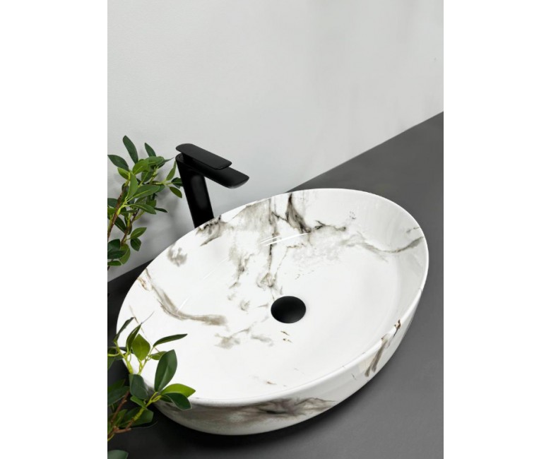 Умывальник (раковина) VBI UDINE CARRARA GLOSSY накладной VBI  012101 012101
