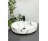 Умывальник (раковина) VBI UDINE CARRARA GLOSSY накладной  012101:Фото 2