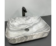 Умывальник (раковина) VBI PALERMO GREY ONYX GLOSSY накладной VBI  012303