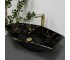 Умывальник (раковина) VBI VENEZIA MARBLE BLACK GLOSSY накладной  012405:Фото 3