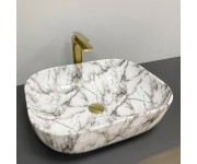Умывальник (раковина) VBI BERGAMO BLACK STAINS GLOSSY накладной VBI  012503