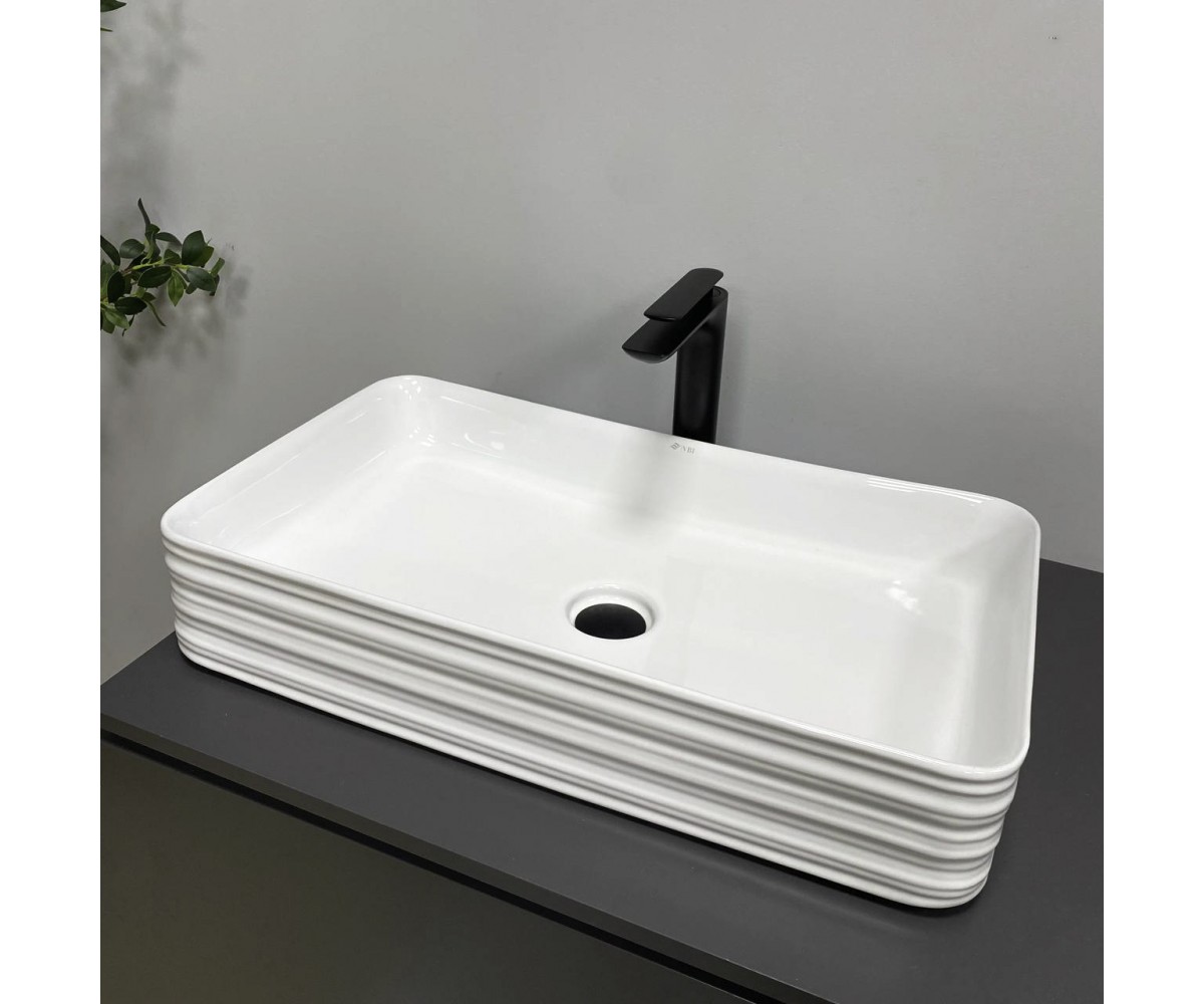 Умывальник (раковина) VBI VOLTURINO WHITE накладной VBI  012619 012619