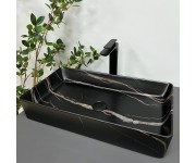 Умывальник (раковина) VBI TRIEST BLACK STONE MATT накладной VBI  012703