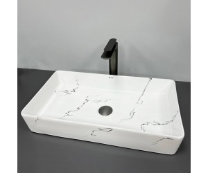 Умывальник (раковина) VBI TRIEST MARMO GLOSSY накладной VBI  012704