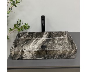 Умывальник (раковина) VBI TRIEST ANTHRACITE MARBLE накладной VBI  012717