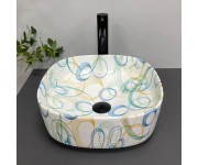 Умывальник (раковина) VBI AREZZO ABSTRACT MATT накладной VBI  013203
