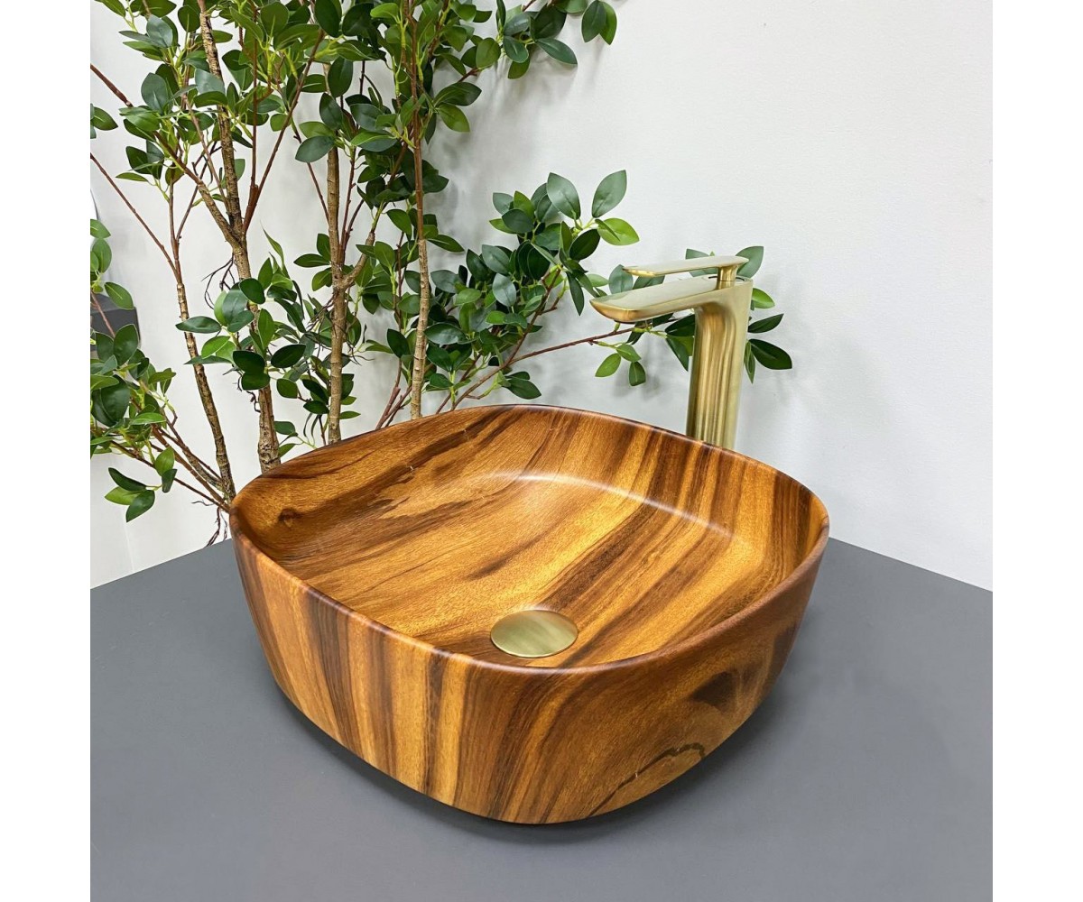 Умывальник (раковина) VBI AREZZO WOOD MATT накладной VBI  013205 013205
