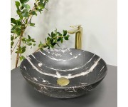 Умывальник (раковина) VBI AMALFI BLACK ONYX MATT накладной VBI  013403