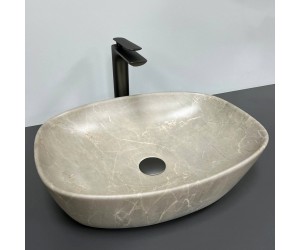 Умывальник (раковина) VBI OLBIA BEIGE STONE MATT накладной VBI  014301