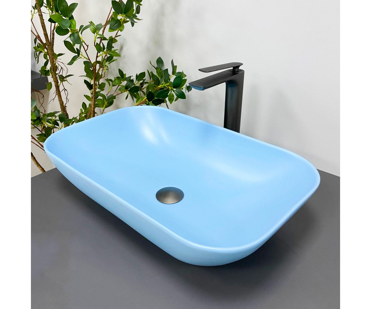 Умывальник (раковина) VBI AVEZZANO BLUE MATT накладной VBI  014403 014403