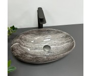 Умывальник (раковина) VBI VICENZA DARK STONE GLOSSY накладной VBI  014800