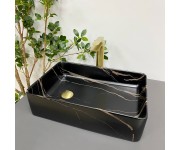 Умывальник (раковина) VBI VELLETRI BLACK STONE MATT накладной VBI  015902