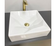 Умывальник (раковина) VBI TROIA WHITE GLOSSY накладной VBI  016400