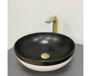 Умывальник (раковина) VBI ORMELA BLACK WHITE MATT накладной VBI  016900