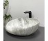 Умывальник (раковина) VBI RICCIA LIGHT STONE GLOSSY накладной  017202:Фото 2