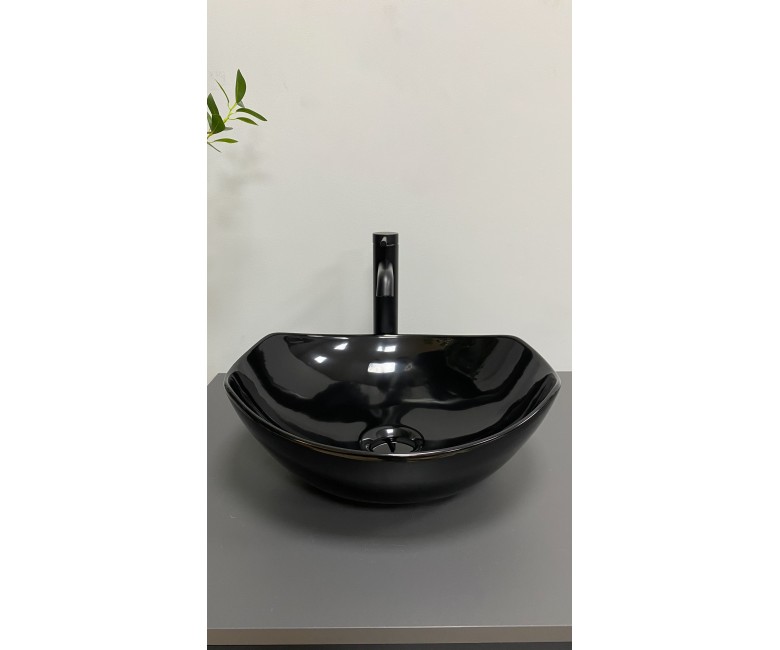 Умывальник (раковина) VBI RONTA DARK BLACK GLOSSY накладной VBI  017301 017301