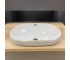 Умывальник (раковина) VBI GAETA WHITE GOLD EDGE врезной  018032:Фото 2