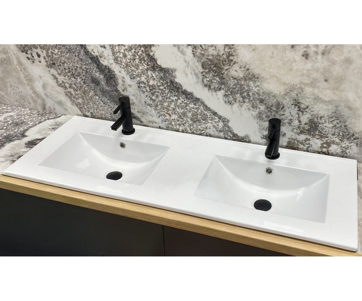 Умывальник (раковина) VBI FERRARA 120W WHITE врезной  018053:Фото 2