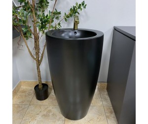 Умывальник (раковина) VBI AGROPOLI BLACK MATT напольный VBI  019004