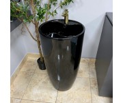 Умывальник (раковина) VBI AGRIENTO BLACK GLOSSY напольный VBI  019005