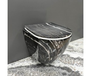 Подвесной унитаз VBI VULCANO BLACK ONYX VBI  020403