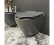 Подвесной унитаз VBI VULCANO GREY MATT VBI  020410