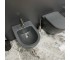 Подвесное биде VBI VULCANO GREY MATT  020411:Фото 4