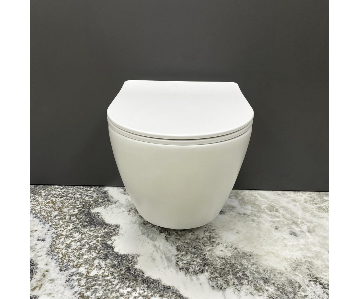 Подвесной унитаз VBI VULCANO WHITE MATT VBI  020415 020415