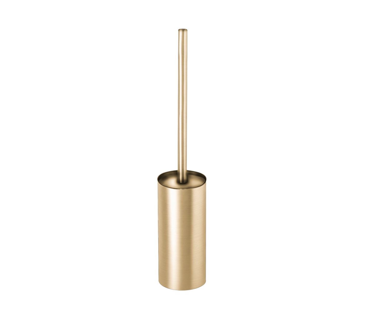 Ёршик для унитаза напольный VBI ROUND BRUSH GOLD VBI  040020BG 040020BG