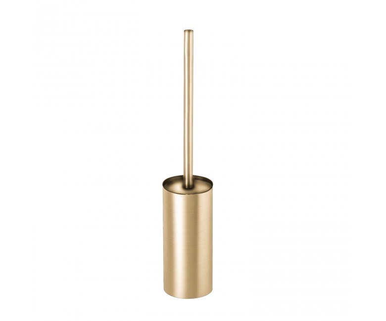 Ёршик для унитаза напольный VBI ROUND BRUSH GOLD VBI  040020BG 040020BG