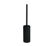 Ёршик для унитаза напольный VBI ROUND BLACK VBI  040020BL