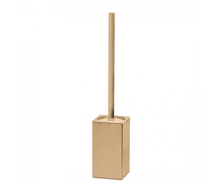 Ёршик для унитаза напольный VBI QUADRO BRUSH GOLD VBI  040121BG 040121BG