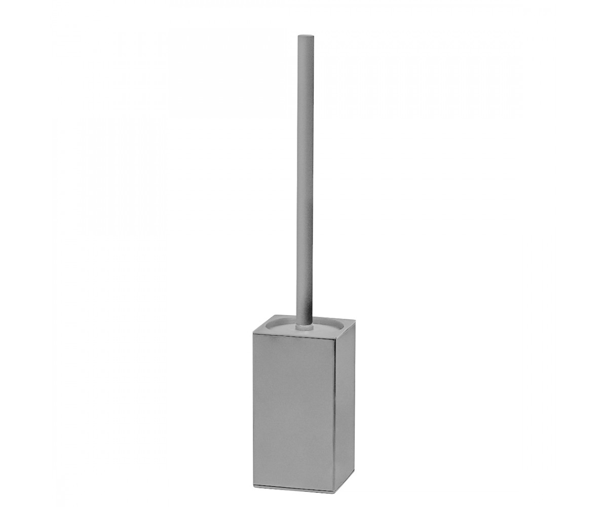 Ёршик для унитаза напольный VBI QUADRO NICKEL VBI  040121NI 040121NI