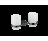Стакан для зубных щеток VBI NEPTUNE BLACK двойной VBI  040514BL 040514BL