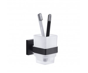 Стакан для зубных щеток VBI JUPITER BLACK VBI  040604BL