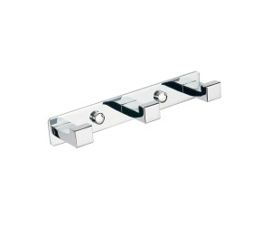 Крючок для полотенец VBI QUADRO CHROME тройной VBI  049703CH