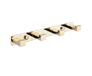 Крючок для полотенец VBI QUADRO GOLD четверной VBI  049704GL
