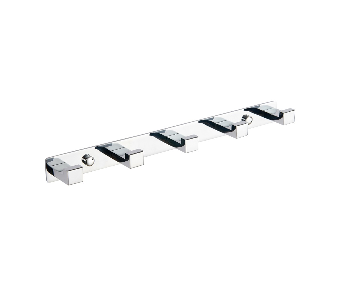 Крючок для полотенец VBI QUADRO CHROME пятерной VBI  049705CH 049705CH