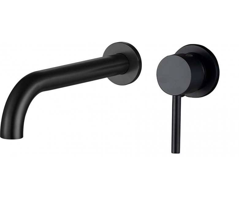 Смеситель для раковины VBI MILANO LONG BLACK скрытого монтажа VBI  050103BL 050103BL